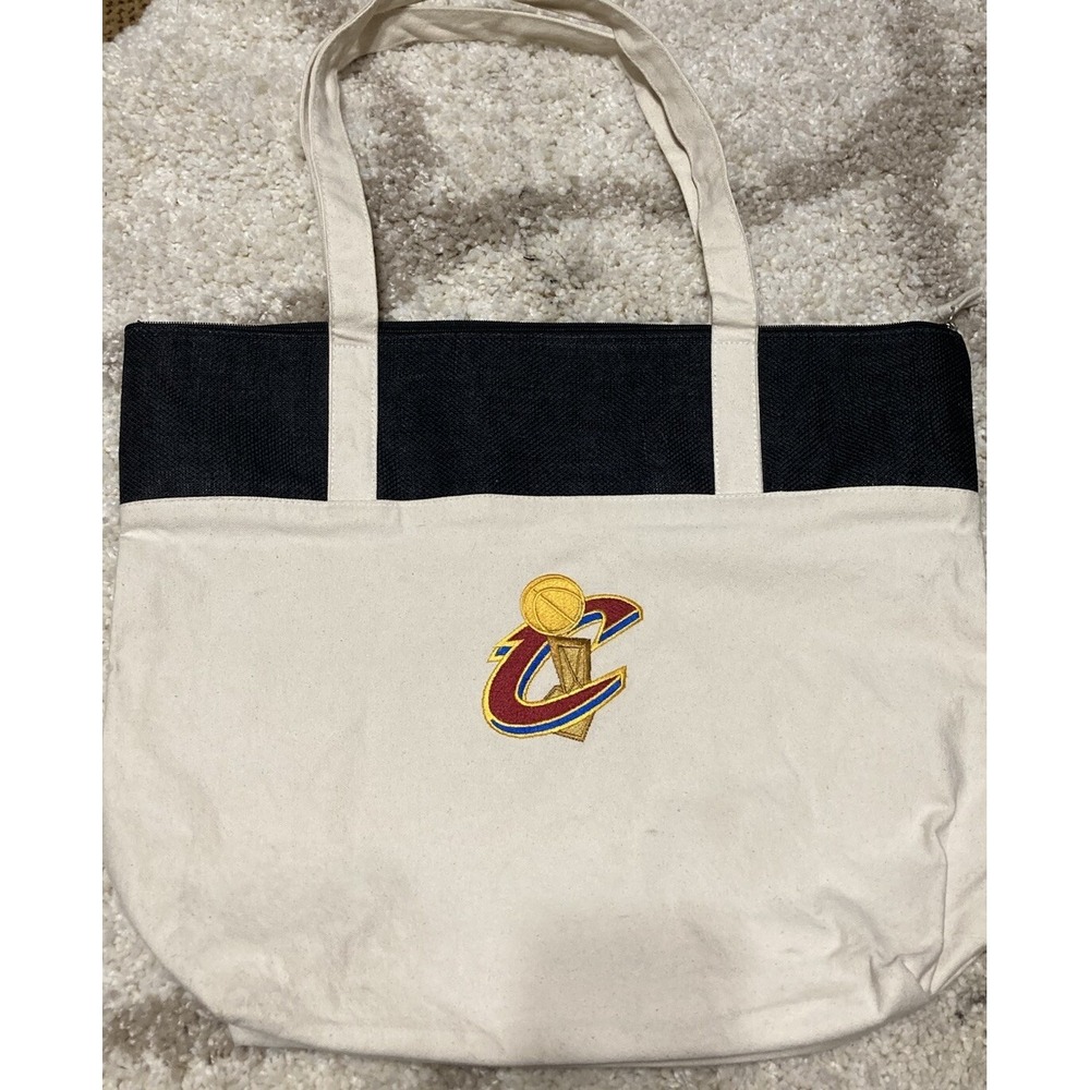 2016 Cleveland Cavaliers NBA Champions Canvas Tote Bag, LEEDS, NBA Finals, RARE